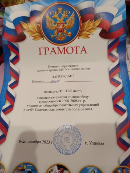 Волейбол.