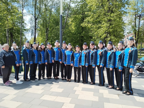 Парад юнармейцев.